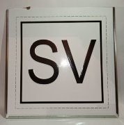 Знак предохранительных клапанов "SV"