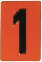 Рельефная цифра "1"