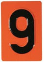 Рельефная цифра "9"
